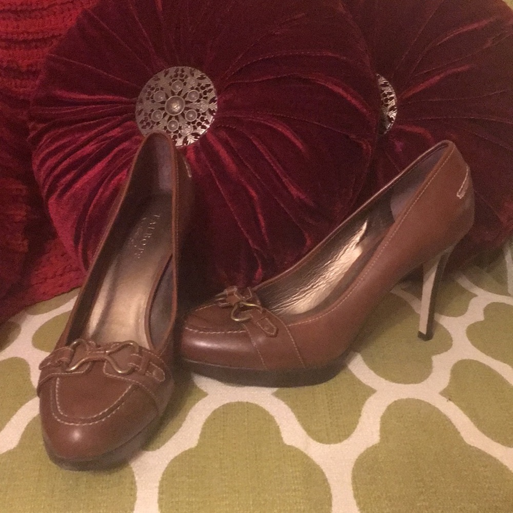 Talbots brown heels